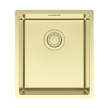 Мойка кухонная Paulmark Yuni YU39-LG, 39 см, нержавеющая сталь, PVD-покрытие, цвет золото светлое