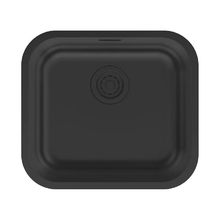 Мойка кухонная Paulmark Vello VE48-MBN, 48 см, нержавеющая сталь, цвет черный матовый