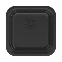 Мойка кухонная Paulmark Vello VE44-MBN, 44 см, нержавеющая сталь, цвет черный матовый