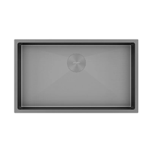 Мойка кухонная Paulmark Next PM217444-MG, 74 см, нержавеющая сталь, цвет серый матовый