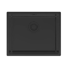 Мойка кухонная Paulmark Lassan LA54-MBN, 54 см, нержавеющая сталь, PVD покрытие, цвет черный матовый