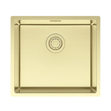 Мойка кухонная Paulmark Lassan LA49-LG, 49 см, нержавеющая сталь, PVD покрытие, цвет золото светлое