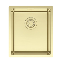 Мойка кухонная Paulmark Lassan LA38-LG, 38 см, нержавеющая сталь, PVD покрытие, цвет золото светлое