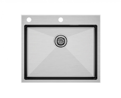 Мойка кухонная Paulmark Brim Edge PM775951-BS, нержавеющая сталь