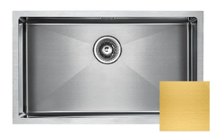 Мойка кухонная Paulmark Koher PM807444-BG, 74 см, брашированное золото