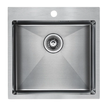 Мойка кухонная Paulmark Velten PM905151-BS, 51 см, брашированная нержавеющая сталь