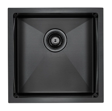 Мойка кухонная Paulmark Aller PM904444-GM, 44 см, вороненая сталь