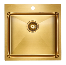 Мойка кухонная Paulmark Kroner PM215151-BG, 51 см, брашированное золото