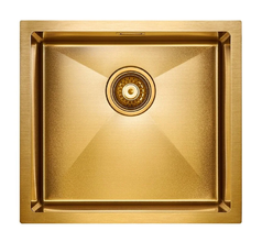 Мойка кухонная Paulmark Wesser PM804844-BG, 48 см, брашированное золото