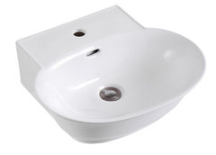 Раковина Aquatek Классик AQ5040-00 40.5 x 50.5 см, подвесная, с переливом, белый