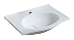 Раковина Azario 62 см подвесная, без перелива, 1 отверстие, белый, AZ-405-A