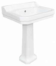 Раковина BelBagno Trevi BB135L на пьедестале BB135P