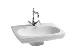 Раковина ArtCeram Civitas CIL001 01 00, подвесная, цвет белый глянцевый, 68 х 49,5 х 22 см