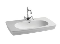 Раковина ArtCeram Civitas CIL002 01 00, подвесная, цвет белый глянцевый, 90 х 50 х 18 см