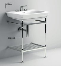 Раковина ArtCeram Civitas CIL001 34 00, подвесная, цвет grey acquarello (серый), 68 х 49,5 х 22 см