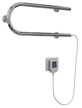 Полотенцесушитель электрический Terminus П-образный, 4620768883934, ширина 50 см, высота 20 см, подключение справа, цвет хром