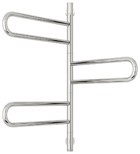 Полотенцесушитель электрический Сунержа Парео 4.0, ширина 55 см высота 80 см, 3 поворотные секции, хром, 00-0823-0773