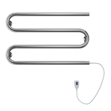 Полотенцесушитель электрический Terminus М-образный, 4620768883927, ширина 60 см, высота 35 см, подключение справа, цвет хром