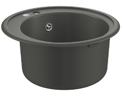 Мойка кухонная из искусственного гранита Grohe K200 31656AT0, 51 см, с корзинчатым вентилем и донным клапаном, серый гранит