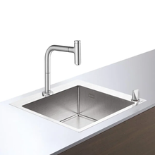 Комплект Hansgrohe 450, C71-F660-03, смеситель с кухонной мойкой, хром