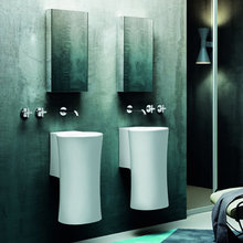 Раковина Azzurra Nativo подвесная 35 х 37 х 62 см, без отверстия под смеситель