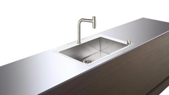 Комплект Hansgrohe 660, C71-F660-08, смеситель под сталь с кухонной мойкой
