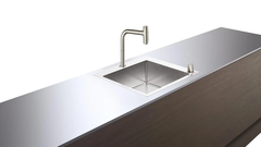 Комплект Hansgrohe 450, C71-F660-03, смеситель под сталь с кухонной мойкой