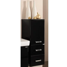 Полуколонна подвесная Акватон Америна, 1.A137.8.03A.M95.0 чёрный глянец