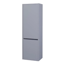 Шкаф-пенал Bellezza Лоренцо 4629104182366/4629104181369, 38 x 120 см, подвесной, цвет серебро, левый/правый