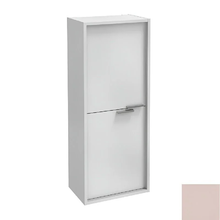 Шкаф-пенал Jacob Delafon Vivienne EB1510-N18-G1H, 40 см, корпус белый, фасад пыльная роза, ручки хром