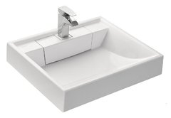 Раковина Акватон Рейн 1A72103KRW010 60 см над стиральной машиной, искусственный камень, белый