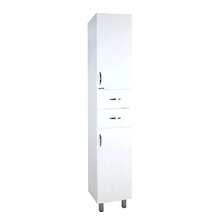 Шкаф-пенал Bellezza Элеганс 4628604110121, 35 x 190 см, напольный, цвет белый