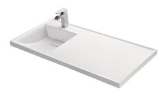 Раковина Акватон Лондри 1A72833KLH01L 105 см, белая, левая