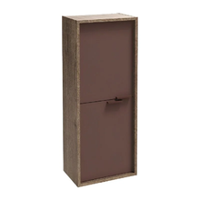 Шкаф-пенал Jacob Delafon Vivienne 40 х 100 см, ручки хром, корпус дуб табак, фасад ледяной коричневый сатин, EB1510-E52-F32