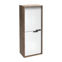 Шкаф-пенал Jacob Delafon Vivienne 40 х 100 см, корпус дуб табак, фасад белый матовый, без ручек, EB1587-E52-M49