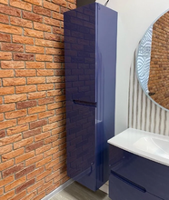 Шкаф-пенал Jacob Delafon Nona 40 х 175 см, тёмно-синий глянцевый, шарниры слева, EB1893LRU-G98