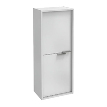 Шкаф-пенал Jacob Delafon Vivienne 40 х 100 см, ручки хром, корпус белый глянцевый, фасад белый сатин, EB1510-N18-F30