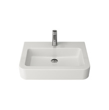 Раковина Bocchi Scala Pro 1123-001-0126, 65 см, фарфор, белая