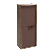 Шкаф-пенал Jacob Delafon Vivienne 40 х 100 см, ручки хром, корпус дуб табак, фасад ледяной коричневый матовый, EB1510-E52-M59