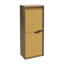 Шкаф-пенал Jacob Delafon Vivienne 40 х 100 см, корпус дуб табак, фасад императорский жёлтый глянцевый, без ручек, EB1587-E52-G1N