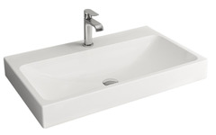 Раковина Bocchi Scala Arch, 1078-001-0126, 81 см, фарфор, белая