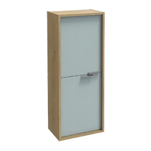 Шкаф-пенал Jacob Delafon Vivienne 40 х 100 см, корпус арлингтонский дуб, фасад голубой шторм матовый, EB1587-E70-M50