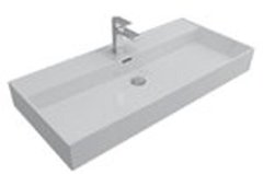 Раковина Bocchi Milano 1394-001-0126, 120 см, фарфор, белая