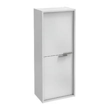 Шкаф-пенал Jacob Delafon Vivienne EB1510-N18-N18, 40 х 100 см, ручки хром, корпус белый глянцевый, фасад белый глянцевый