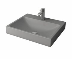 Раковина Bocchi Scala Arch 1077-006-0126, 60 см, фарфор, серая