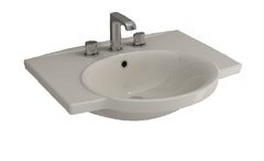 Раковина Bocchi Verona Lavabo 1043-014-0126, 65 см, фарфор, кремовая