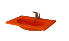 Раковина Bocchi Taormina Arch 1009-012-0126, 65 см, фарфор, оранжевая