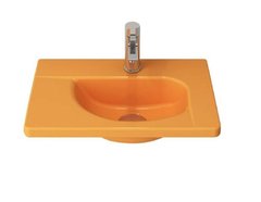 Раковина Bocchi Taormina Arch 1015-021-0126, 45 см, фарфор, мандарин