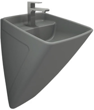 Раковина Bocchi Firenze 1082-006-0126, 47 см, фарфор, серая матовая