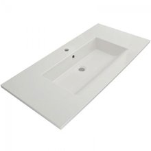 Раковина Bocchi Milano 1105-001-0126, 102 см, фарфор, белая